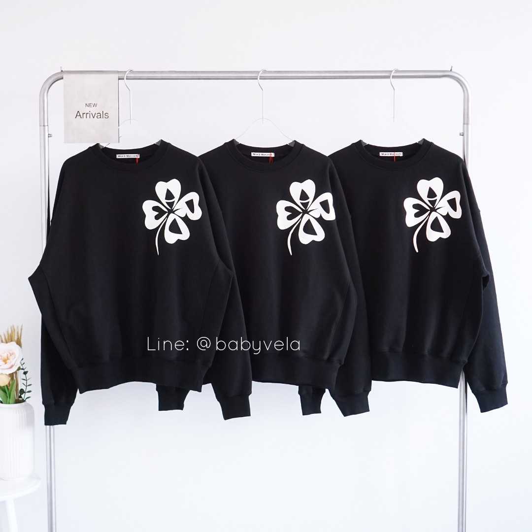 Mardi Sweatshirt Clovermardi (Black Cream)