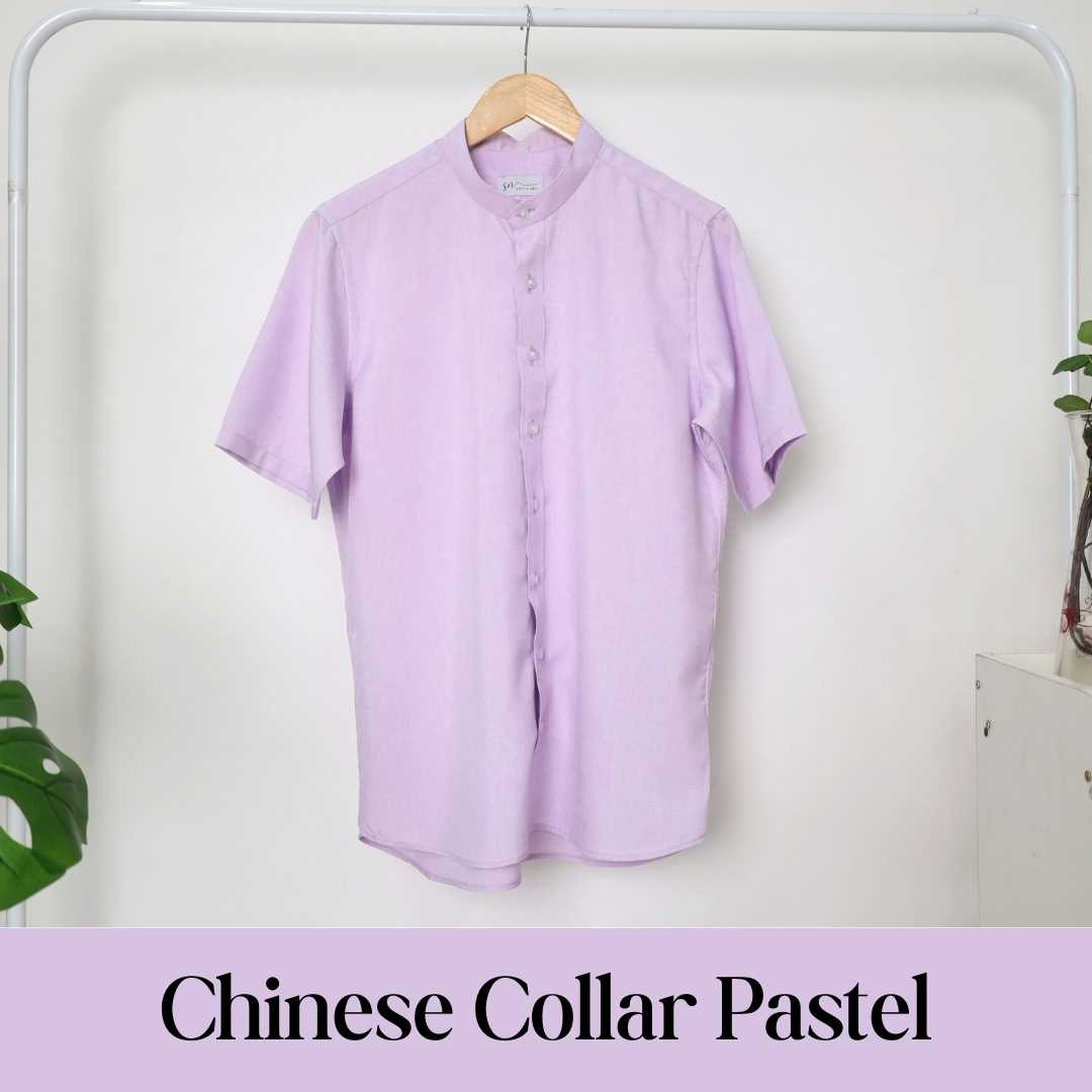 Purple Chinese Collar Pastel