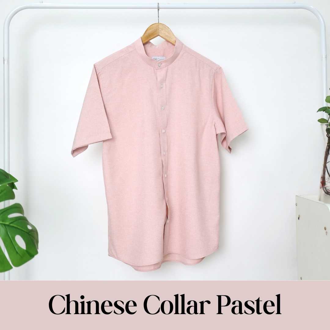 Pink Chinese Collar Pastel