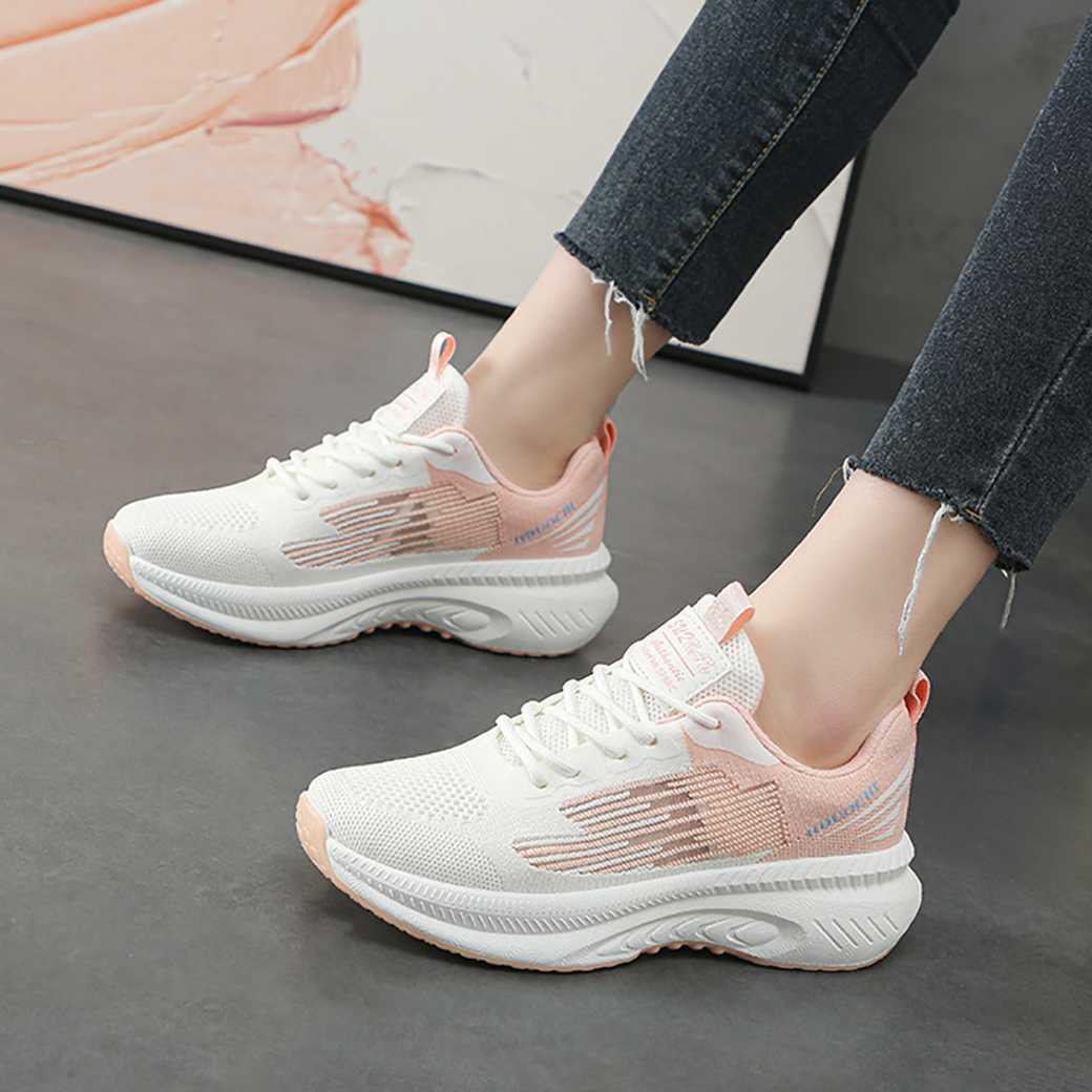 รหัส FQ190 รองเท้าผ้าใบสีพลาสเทล สวมง่าย ใส่สบาย