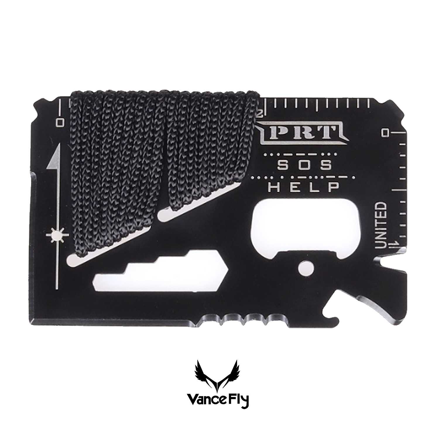 มีดการ์ด อเนกประสงค์ VanceFly multi-tool card knife สีดำ แบรนด์ VanceFly