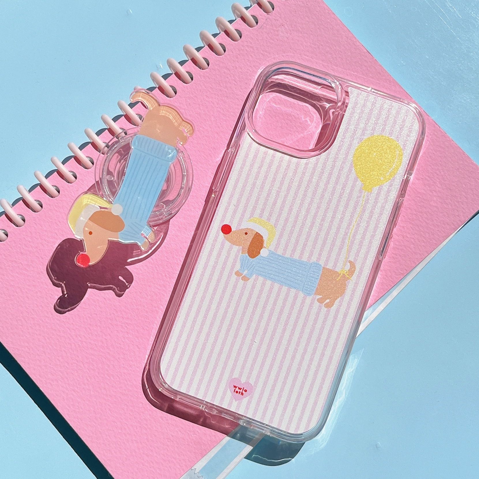 (preorder) Pink Dachshund