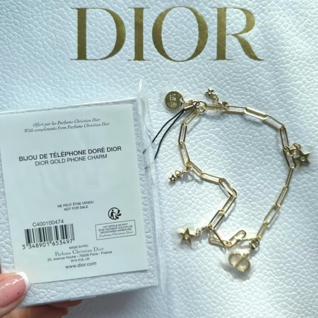 DIOR BEAUTY PHONE CHARM Gold
