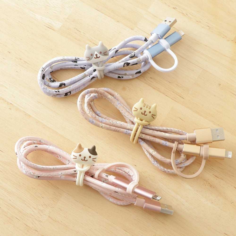 2WAY Mobile Cable Set ลายแมว
