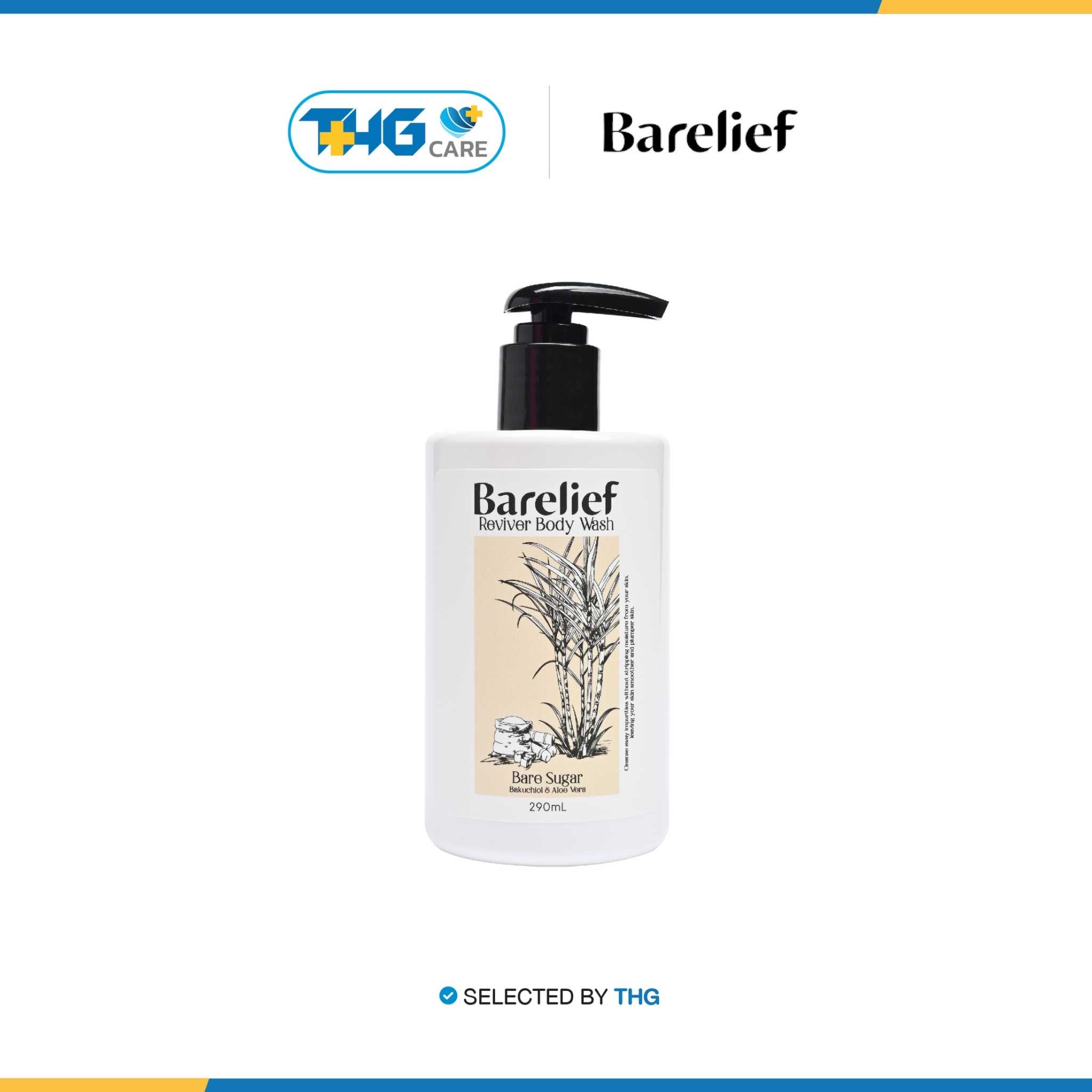 THG CARE - Barelief Reviver Body Wash เจลอาบน้ำสูตรอ่อนโยน 290 ml