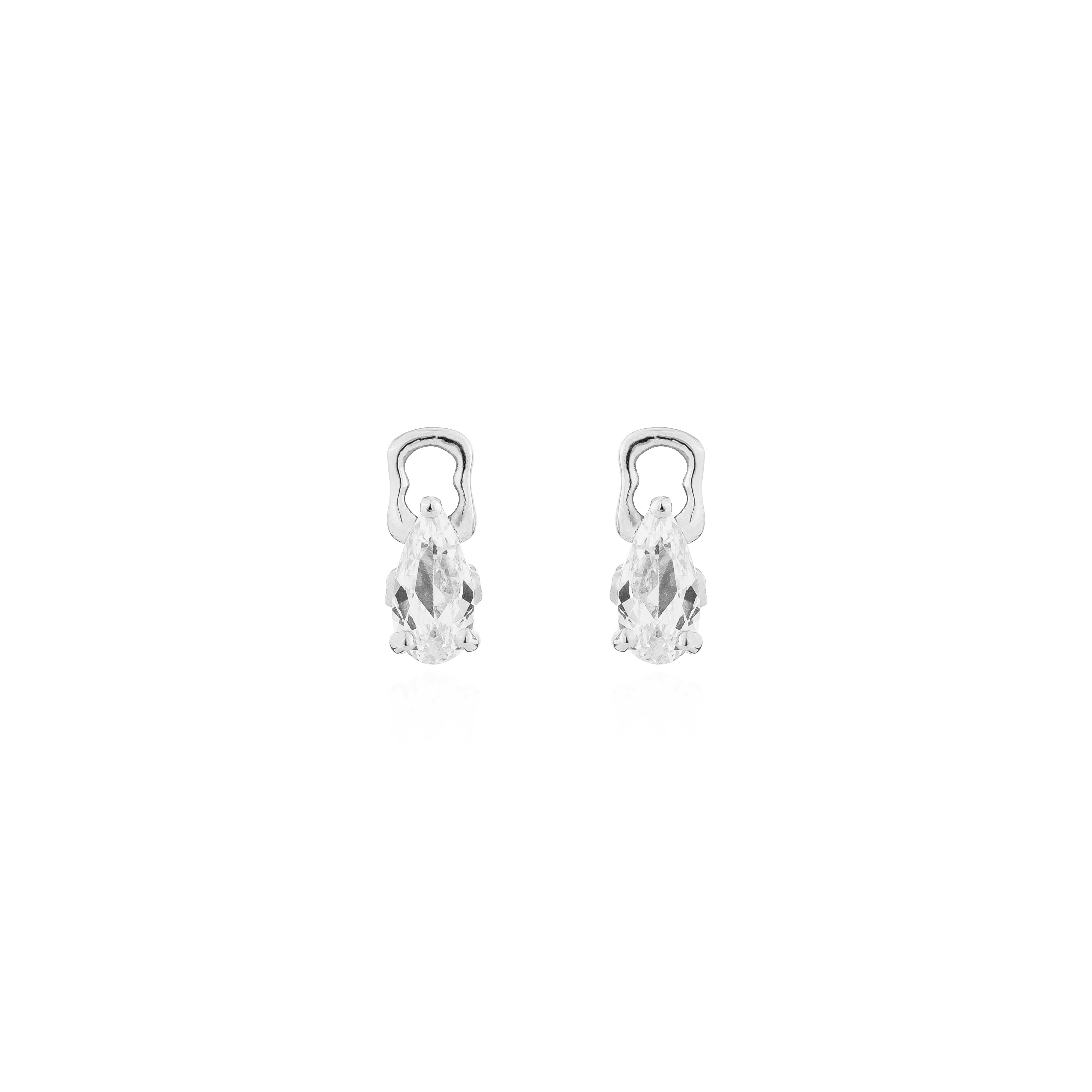 PEAR HOOP CHARMS