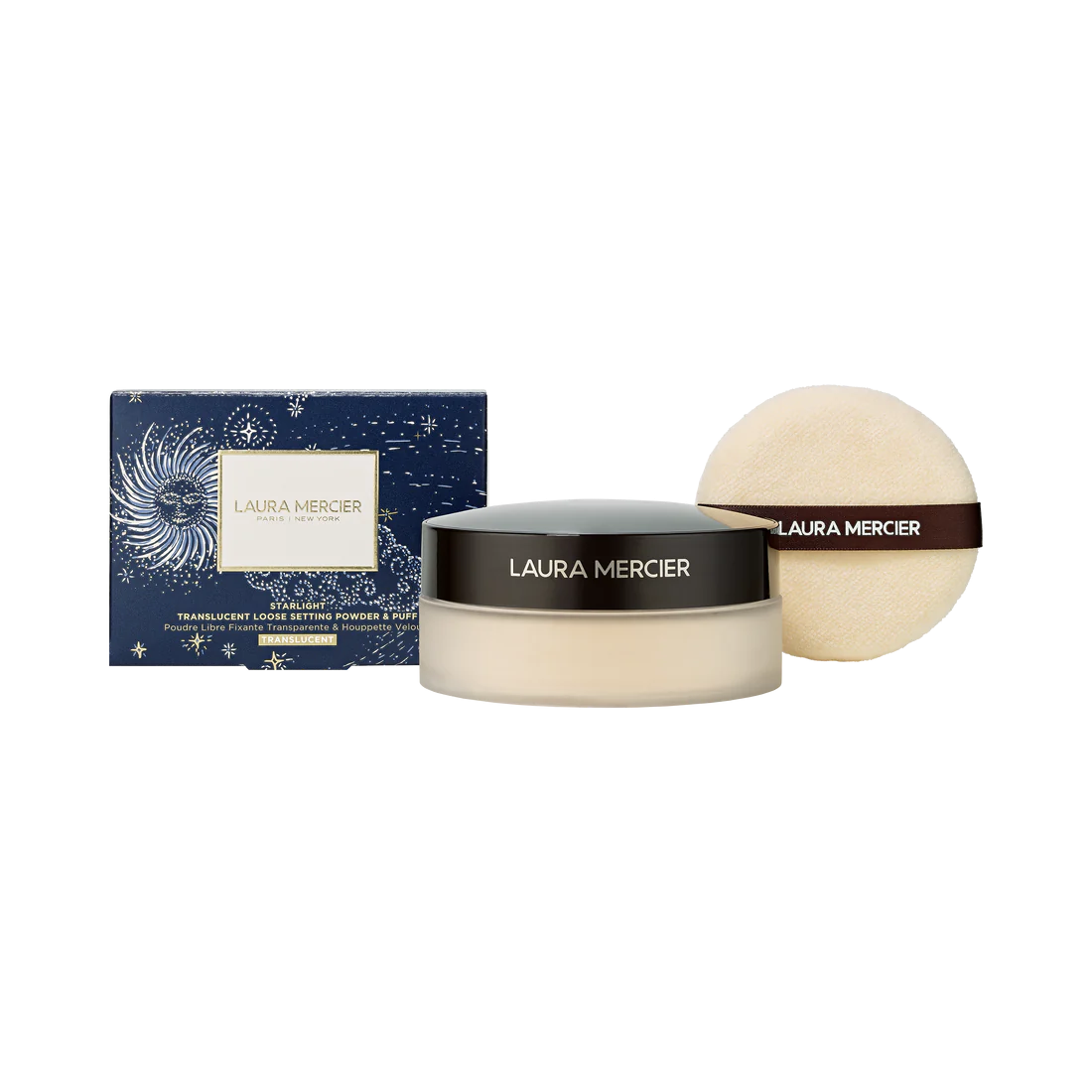 Laura Mercier Starlight Jumbo Translucent Loose Setting Powder & Puff 49g. (ไซส์จัมโบ้แถมพัฟ)
