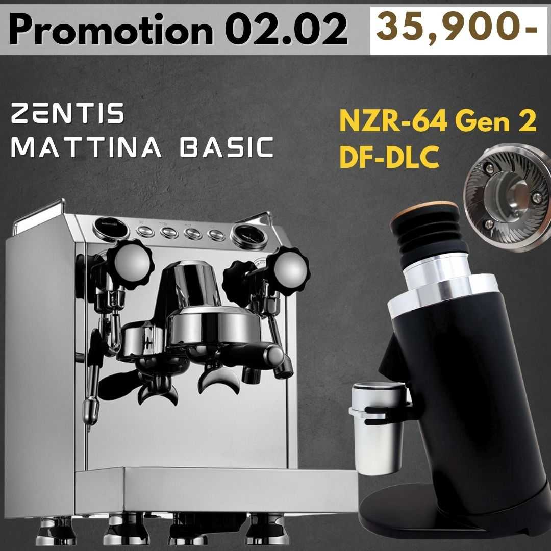 Promotion02.02 # Mattina Basic  + NZR-64 Gen 2 เฟืองบด DF-Stainless