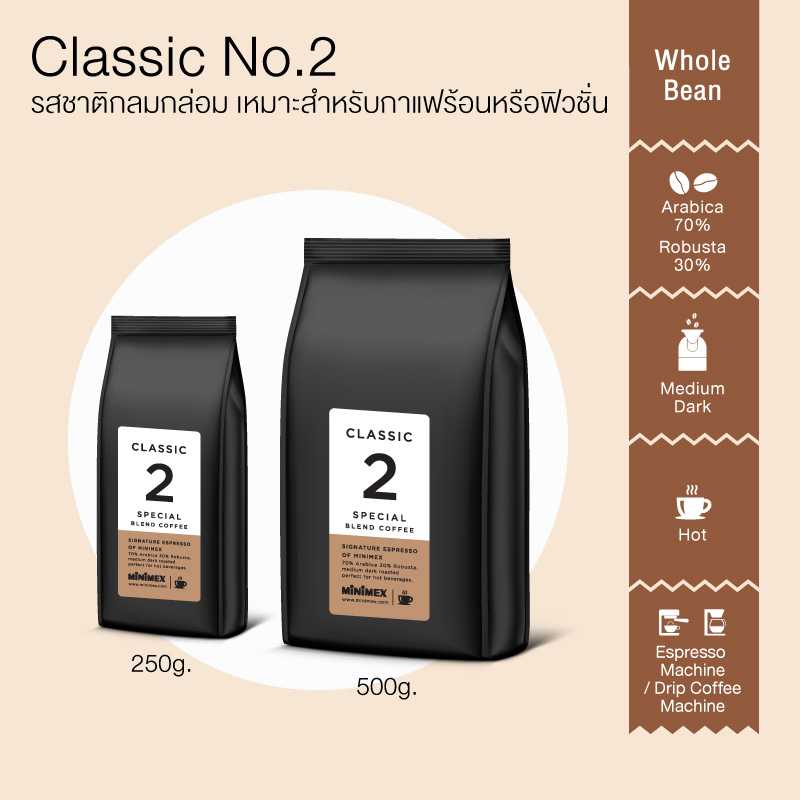 เมล็ดกาแฟ Classic No. 2