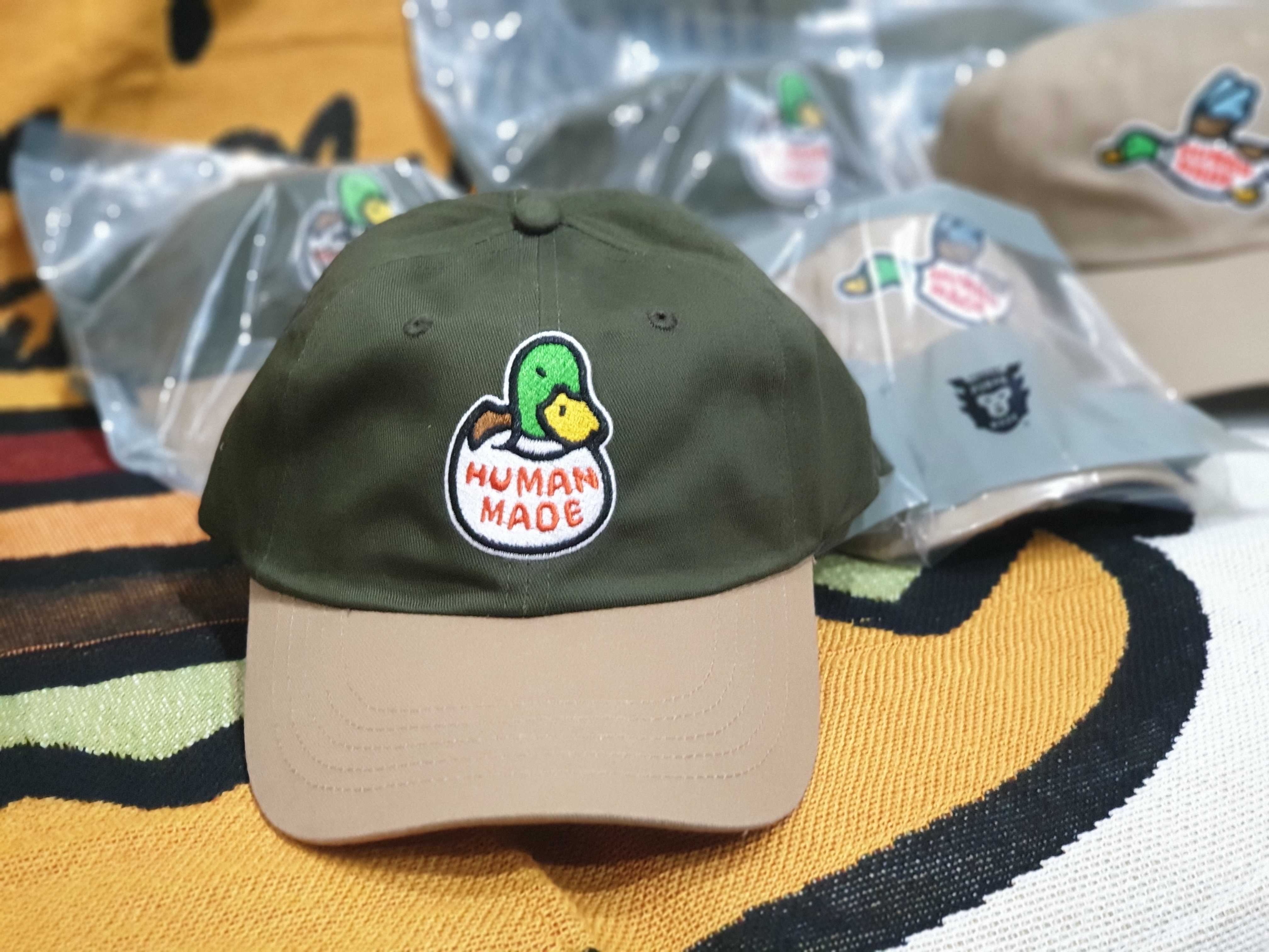 (PREORDER 20DAYS)Humanmade twill cap Duck twotone