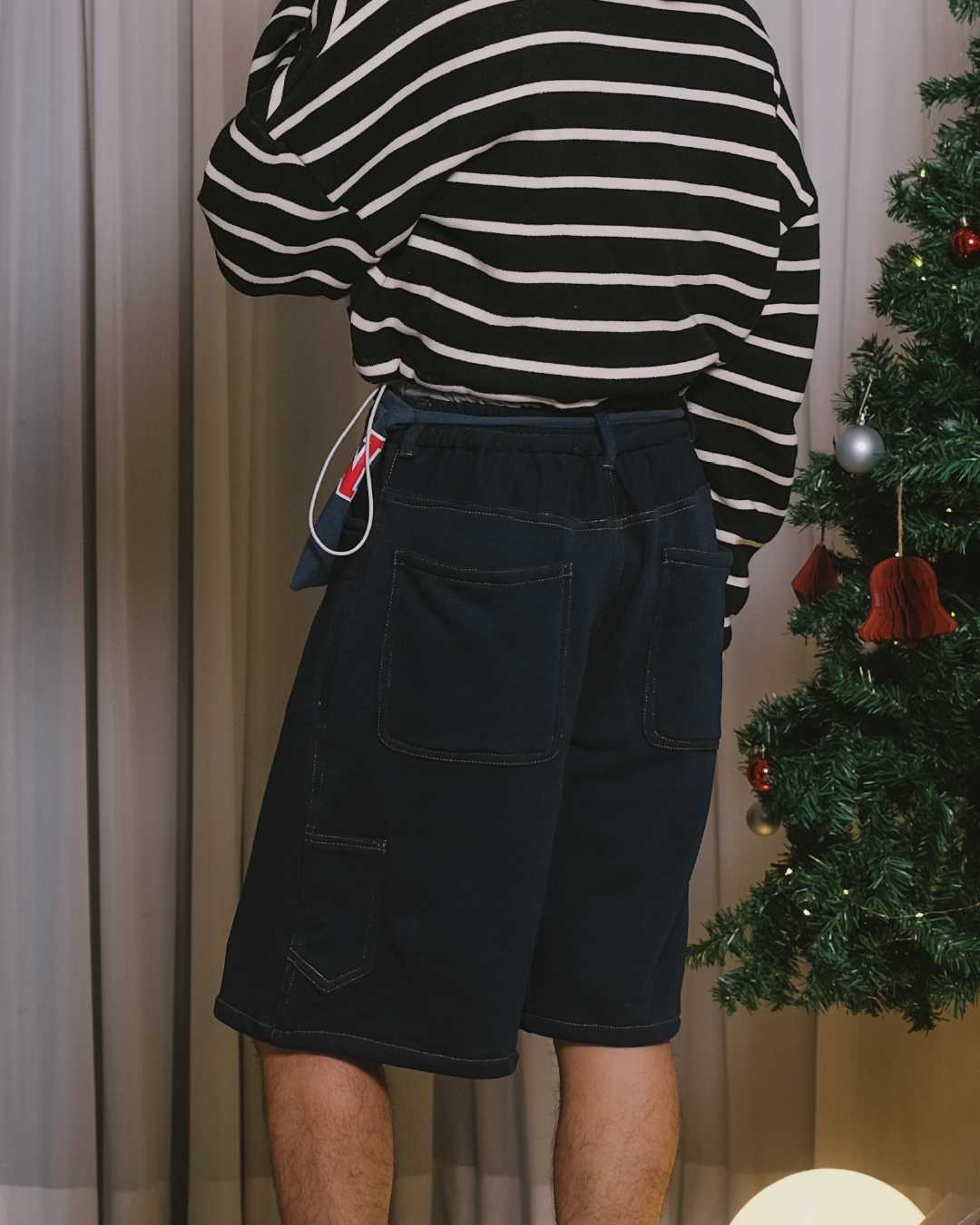 CLUB ✿ 47 Club Half-Sweatshorts in Navy
