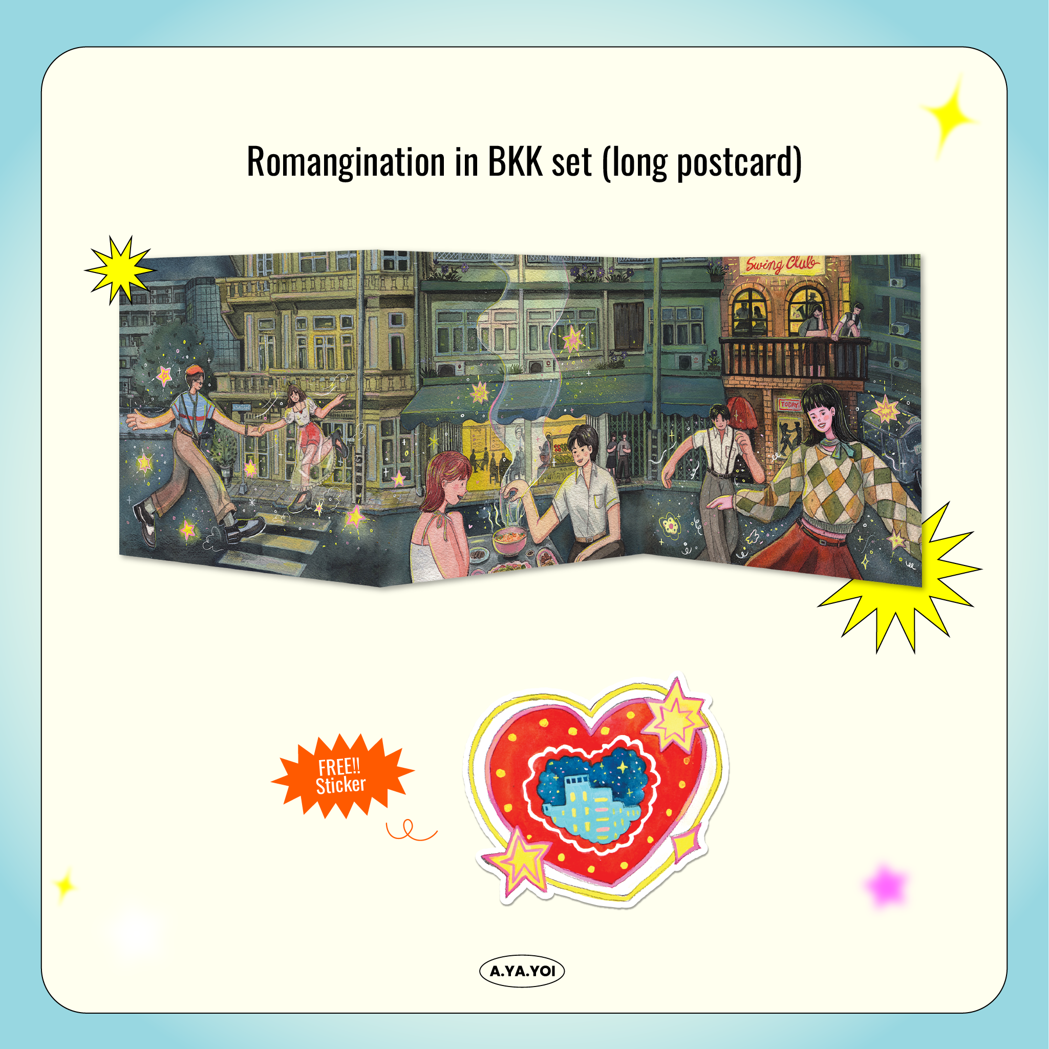 Romangination in Bangkok  (Art Print)