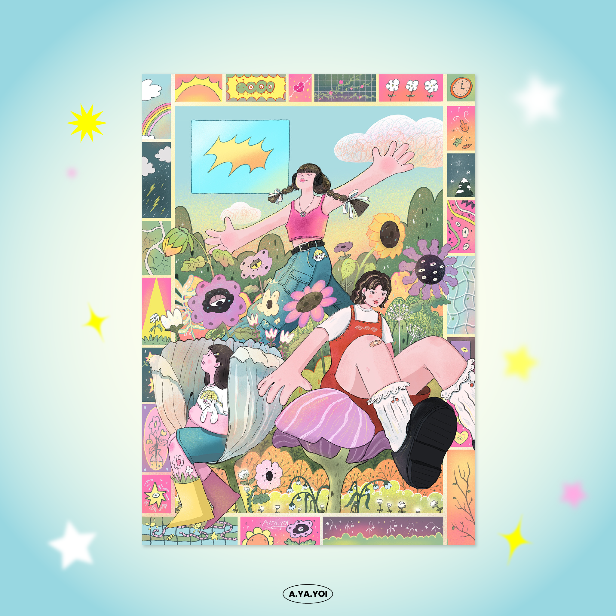 Blossoming in Your Own Season (Art Print)