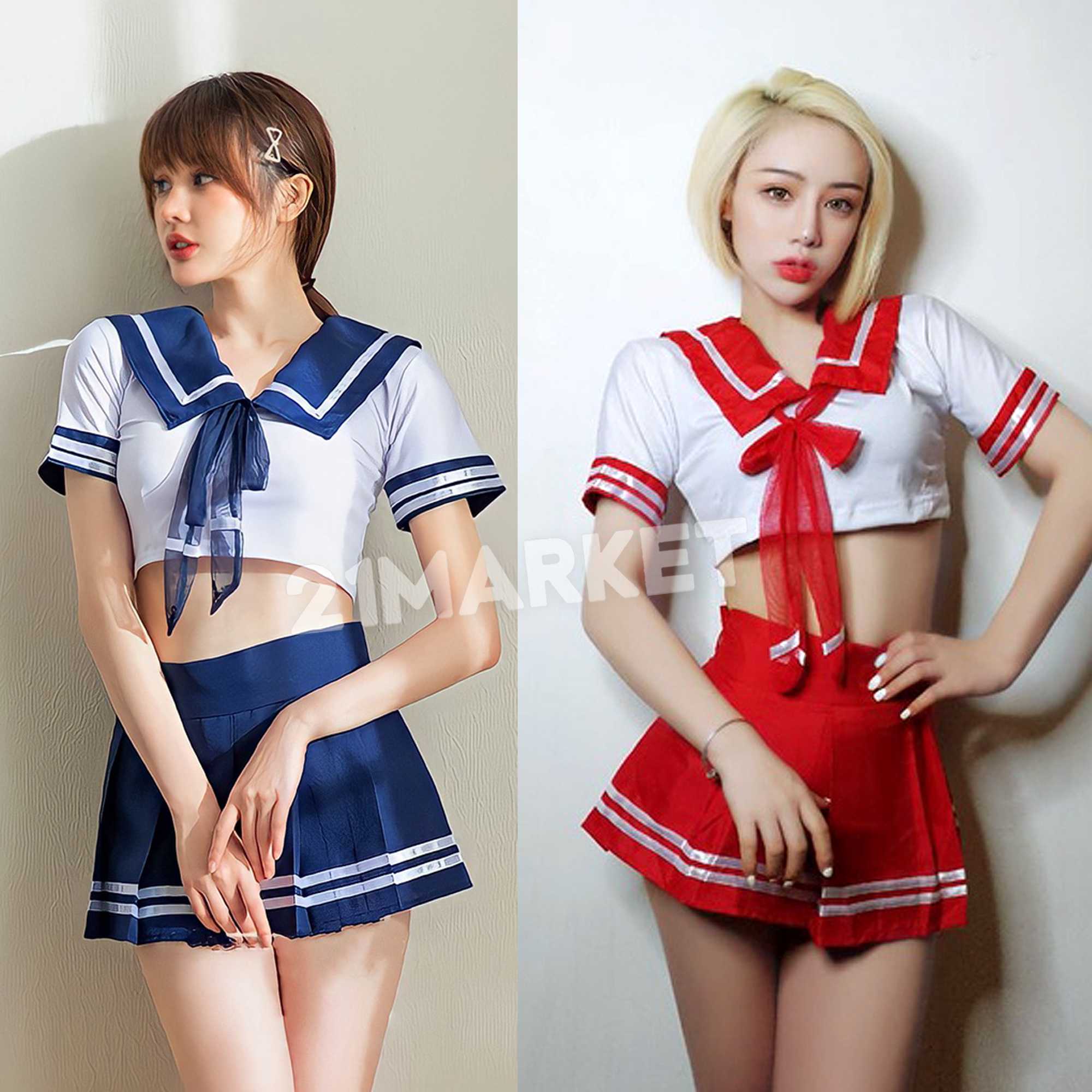 พร้อมส่ง! ชุดนักเรียนญี่ปุ่น ชุดคอสเพลย์ Cosplay Japan Student ชุดน่ารัก ชุดสวย เสื้อผ้า ผู้หญิง