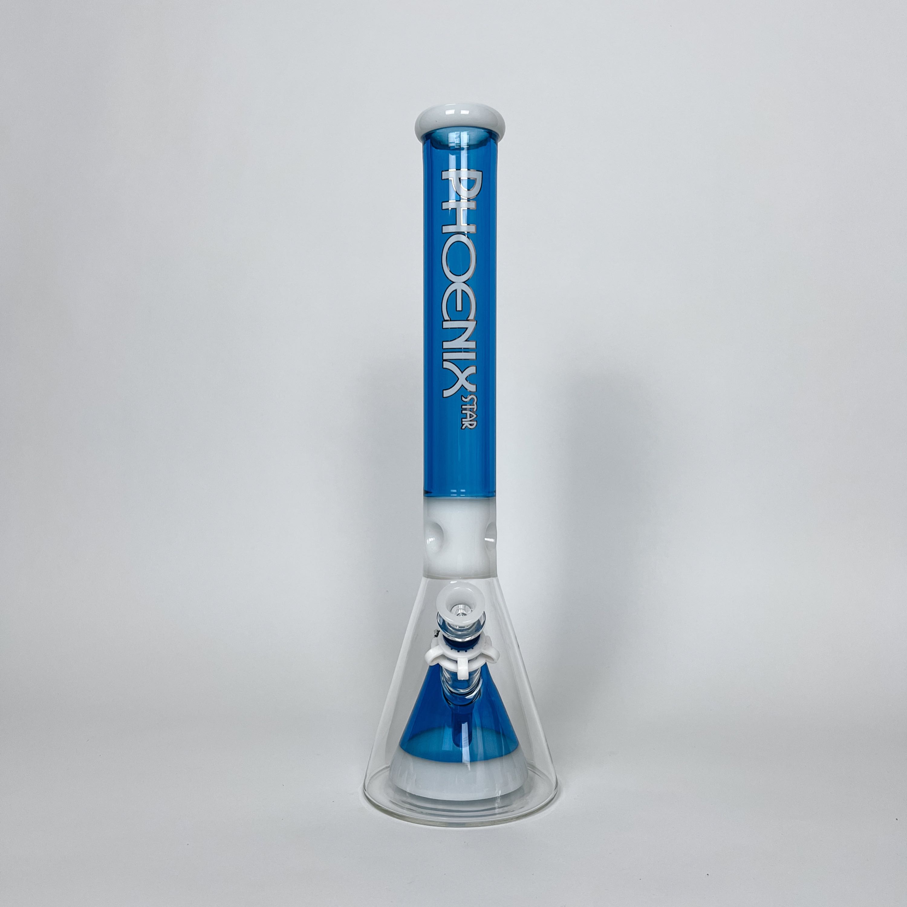 Phoenix Star Mixed Color Double Beaker Bong | 45 cm