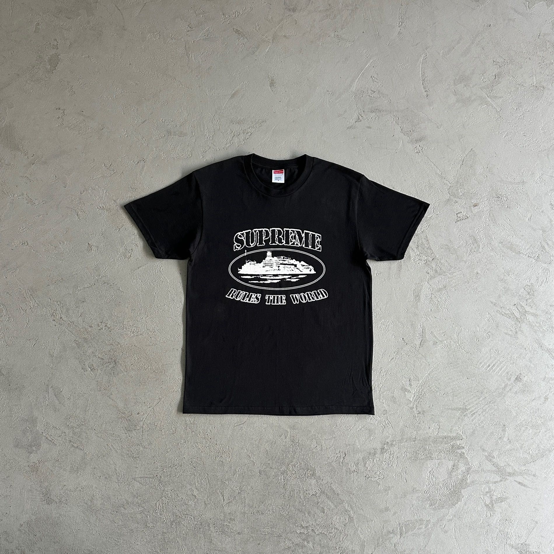 Supreme Corteiz Rules The World Tee Black