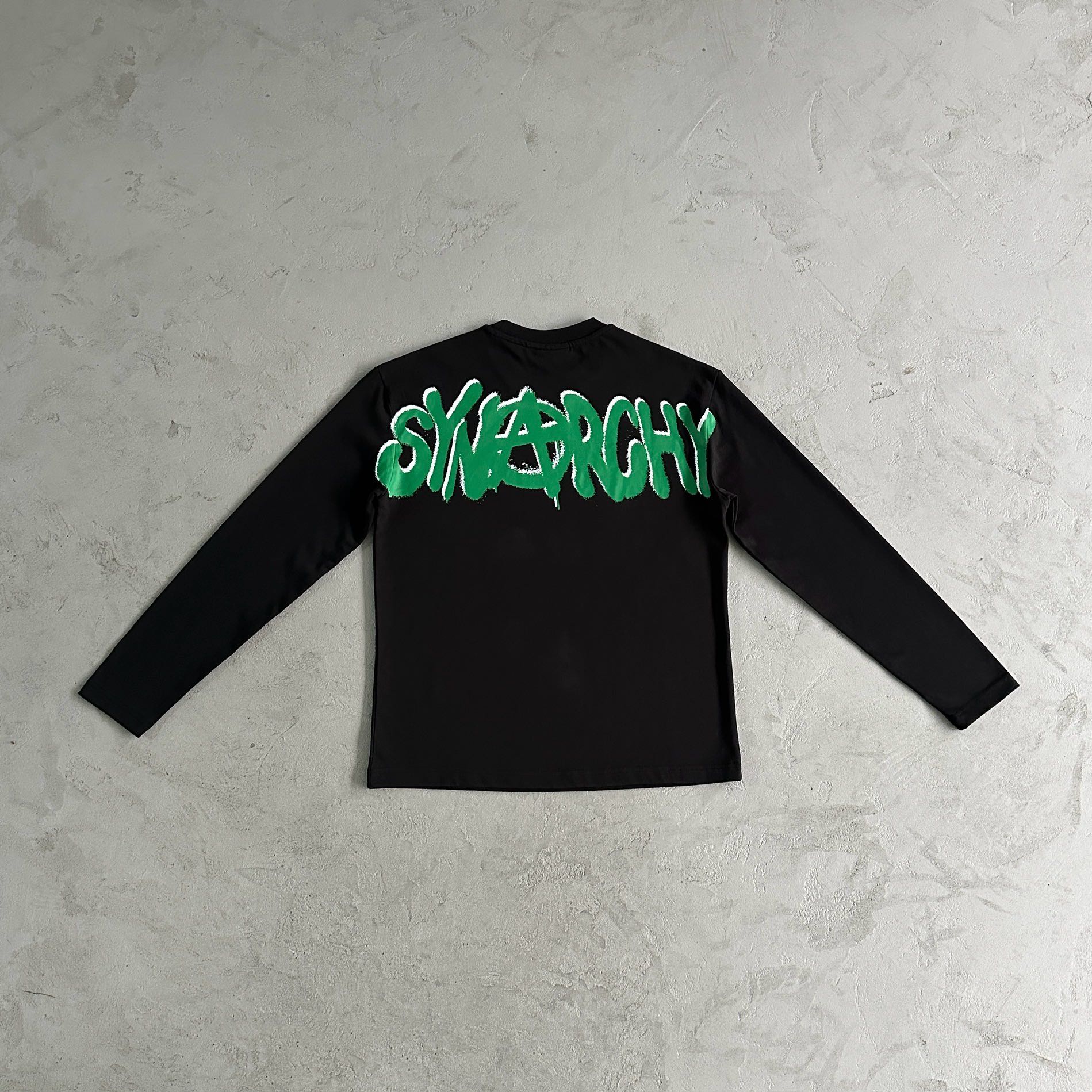 Synarchy Longsleeve Tee - Black/Green