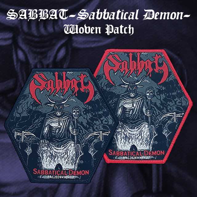 SABBAT'Sabbatical Demon' Woven Patch (9 X 9 Cm.)