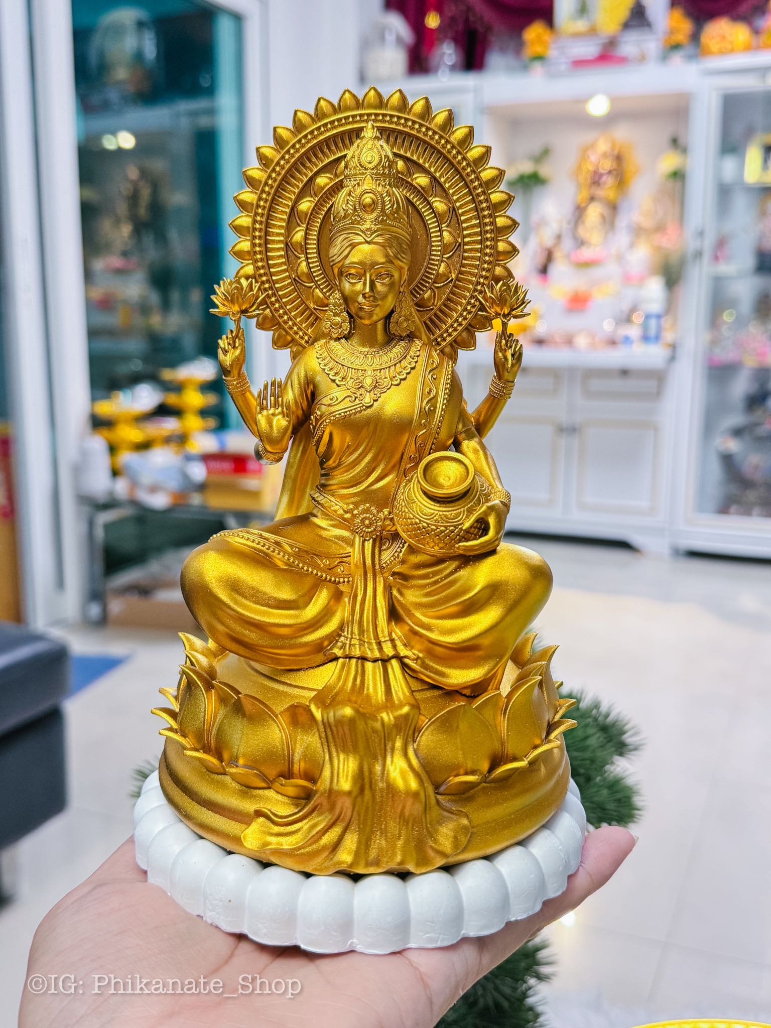 พระแม่ลักษมี(งานปริ้น3D รายละเอียดชัด)