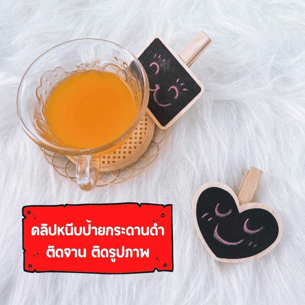 ป้ายกระดานดำ ป้ายราคา  ป้ายแบบไม้หนีบ น่ารักๆ ติด แก้ว จาน กาแฟ ใช้หนีบรูปภาพได้