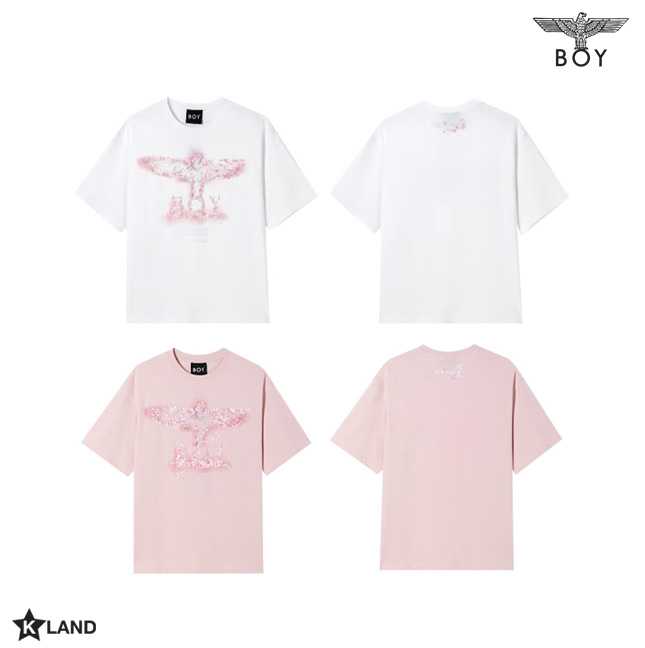 [CLEARANCE] BOY LONDON T-SHIRT SAKURA COLLECTION เสื้อยืด บอยลอนดอน แขนสั้น (BOY31TS1711N)