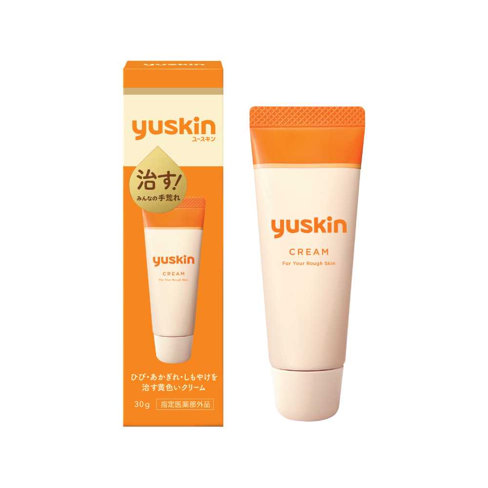YUSKIN CREAM 30 g / ครีมทาบำรุงผิวแตกแห้ง ส่วนผสมของอนุพันธ์วิตามิน E