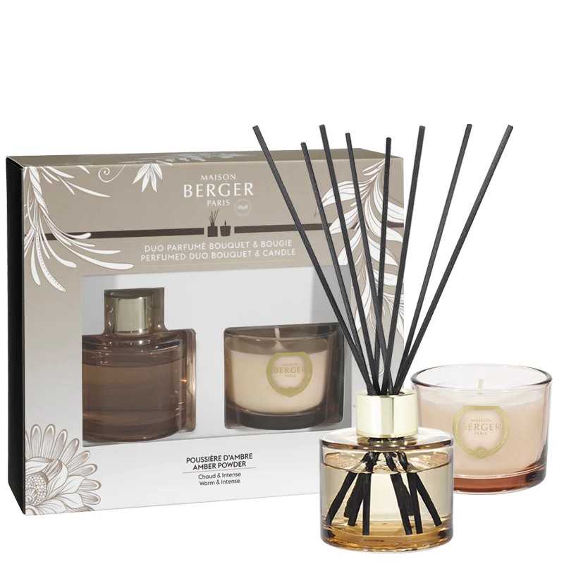 Duo mini Bouquet & Candle Holly กลิ่น Amber Powder