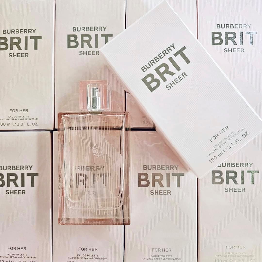 Burberry : Brit Sheer EDT 100mL กล่องซีล