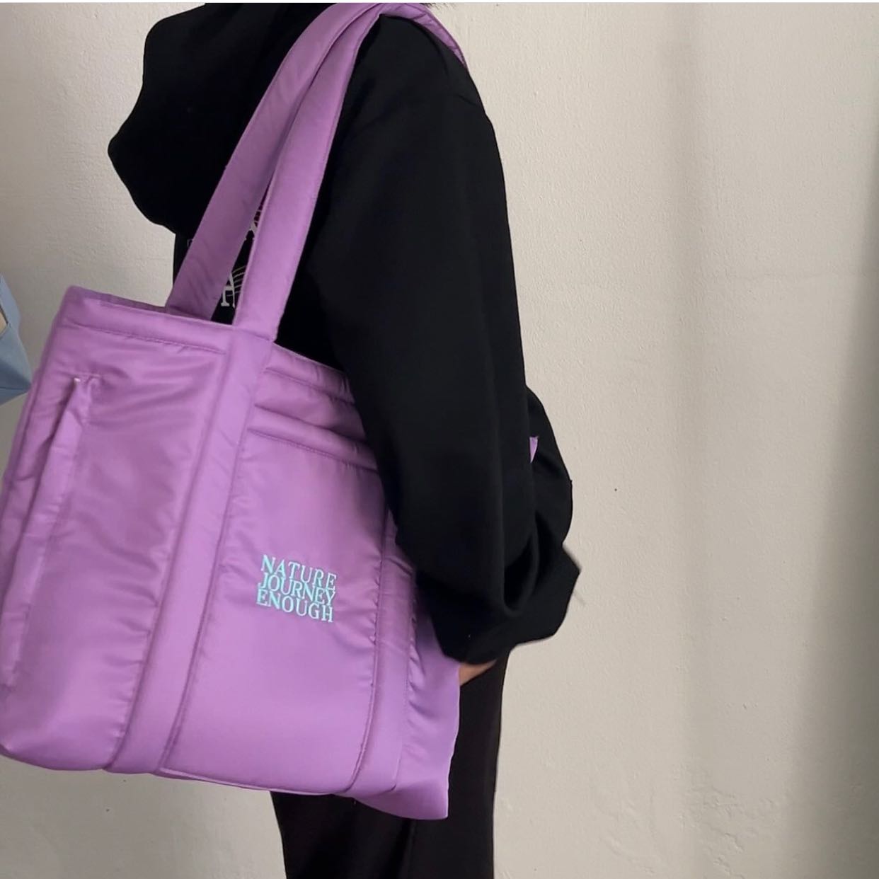 Tofu bag - ไซส์ใหญ่ (สีม่วง)