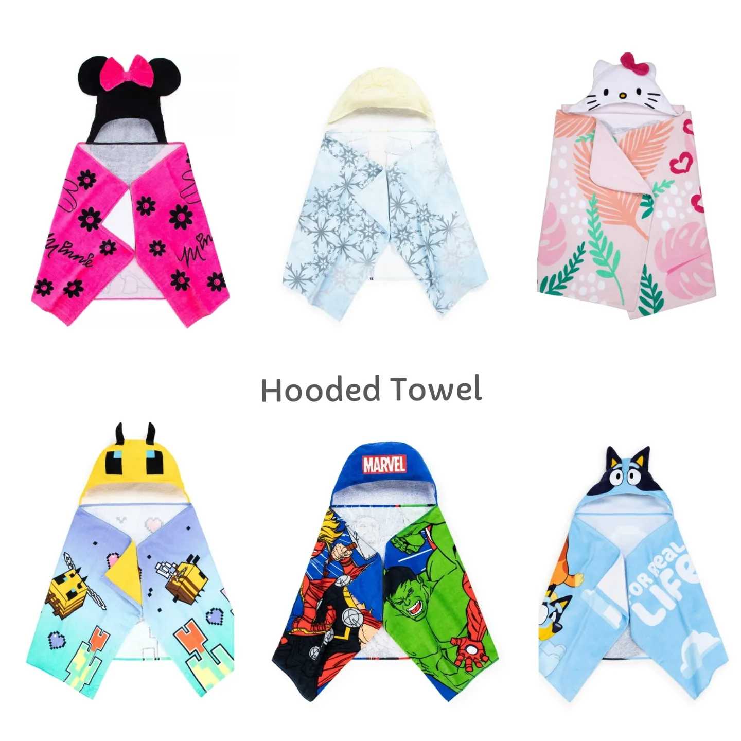 Kids  Hooded Towel Wrap