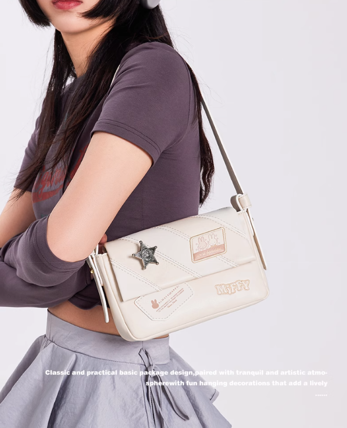 [Pre] กระเป๋าสะพายข้าง/ไหล่ กระต่าย miffy  มี2สี คอลเลคชั่นใหม่