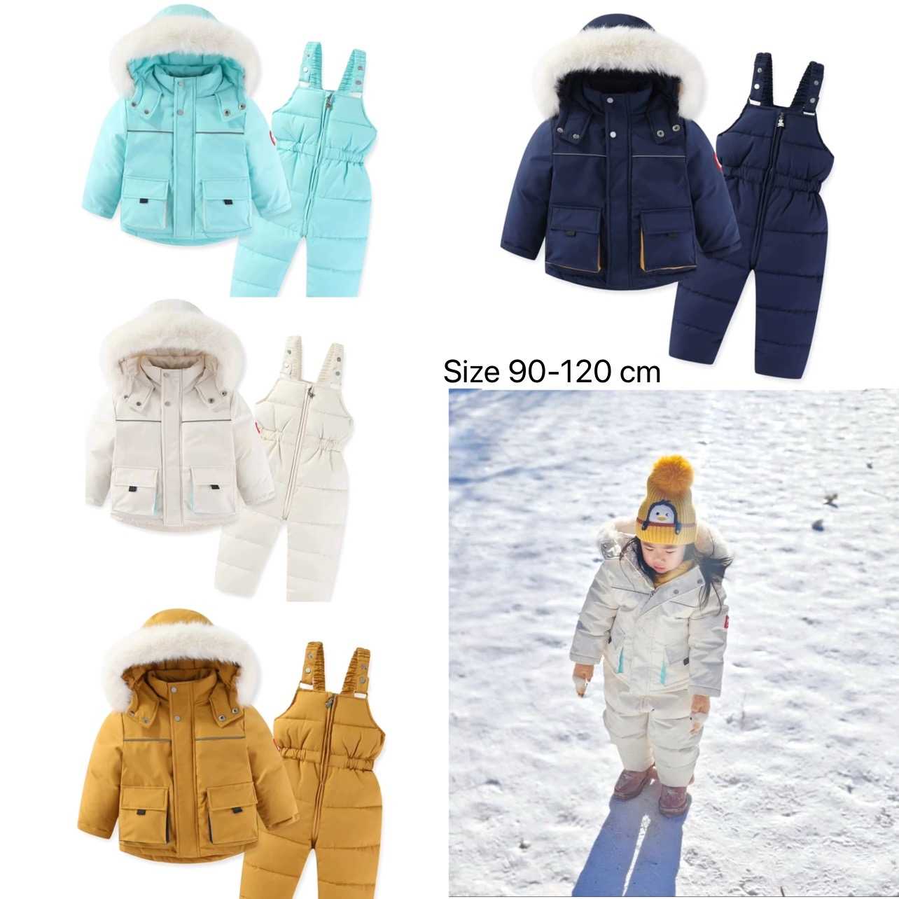 Preorder10-12วัน- ชุดเล่นหิมะ/ Sz90-120cm