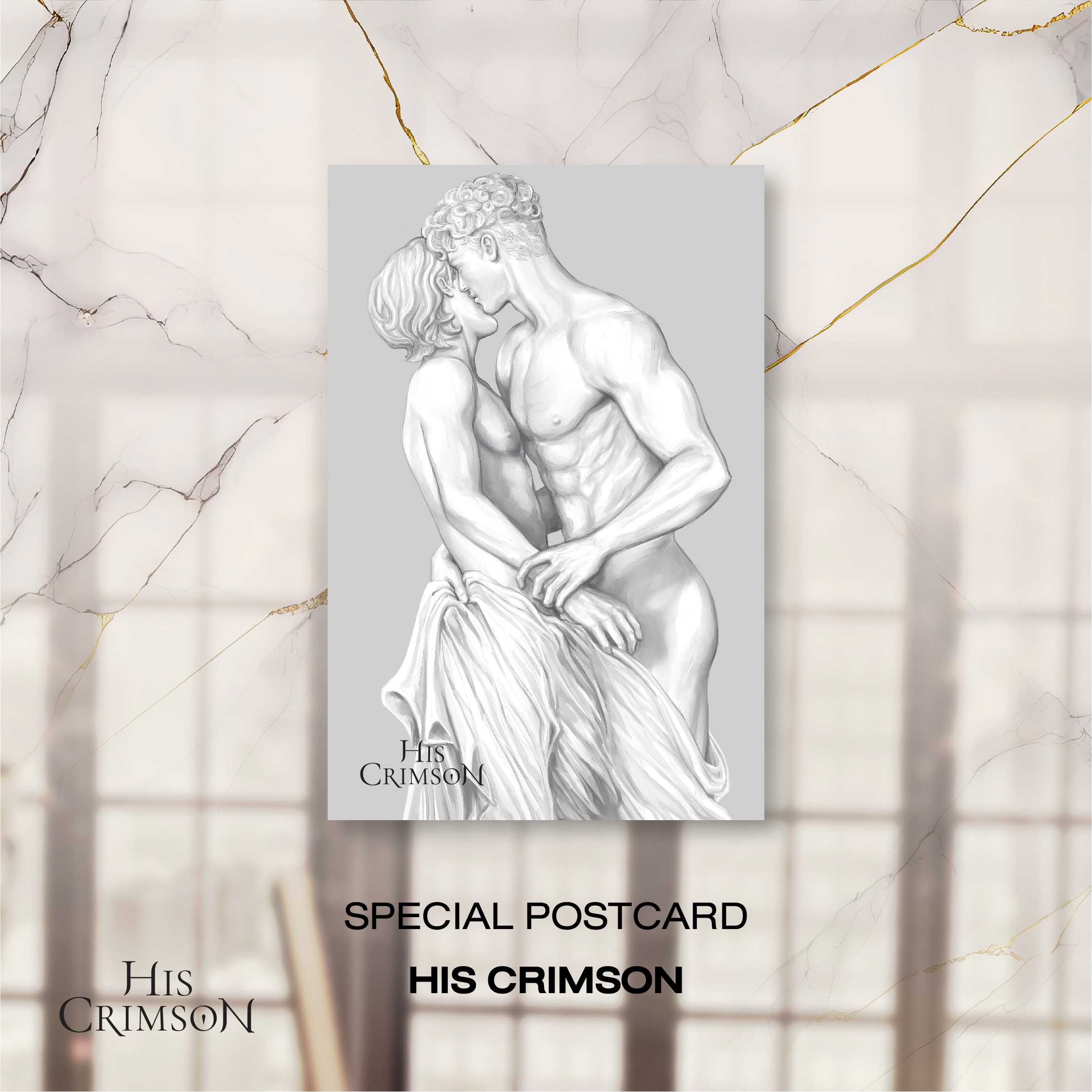 HIS CRIMSON SPECIAL POSTCARD