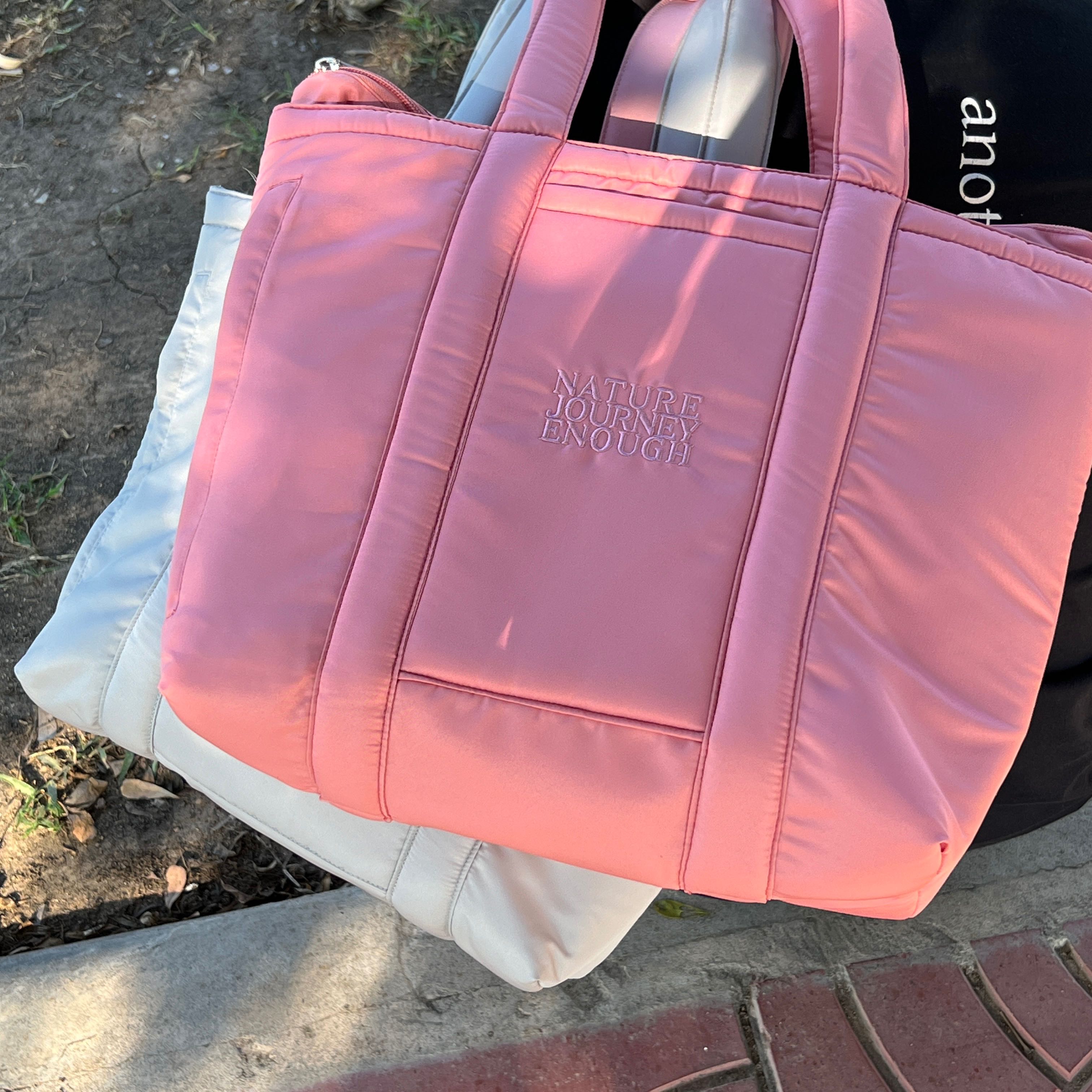 Tofu bag - ไซส์ใหญ่ (punch pink)