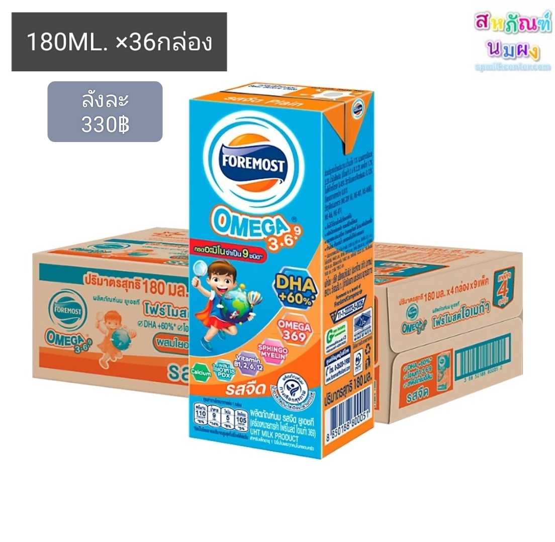 Foremost UHT ทุกตัว โฟร์โมส ราคาอยู่ในรูป