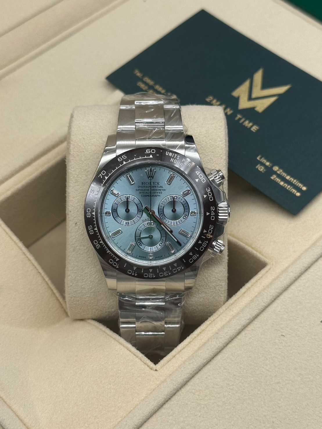 Daytona Platinum Baguette