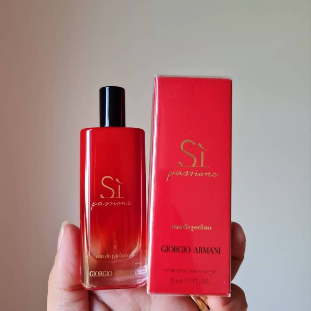 Giorgio Armani : Si Passione EDP 15mL กล่องซีล
