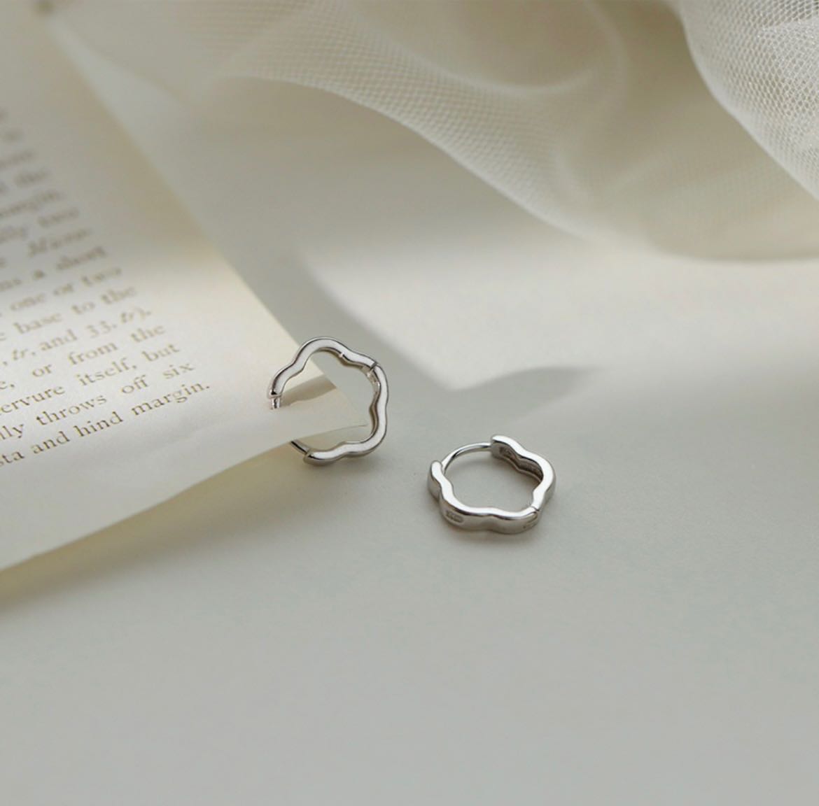 ER0036 ก้านเงินแท้ S925