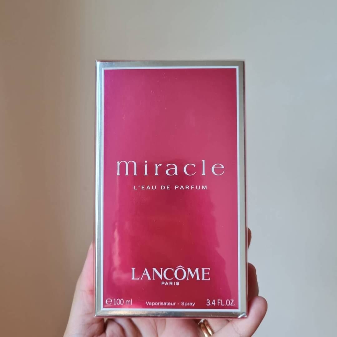 Lancome : Miracle EDP 100mL กล่องซีล ป้ายไทย 