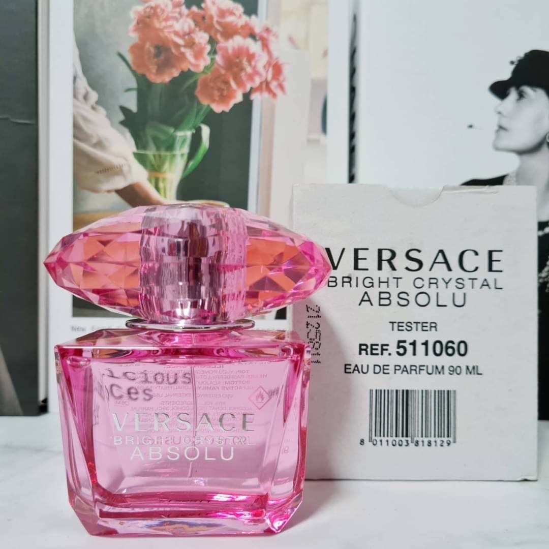 Versace : Bright Crystal Absolu EDP 90mL กล่องเทสเตอร์
