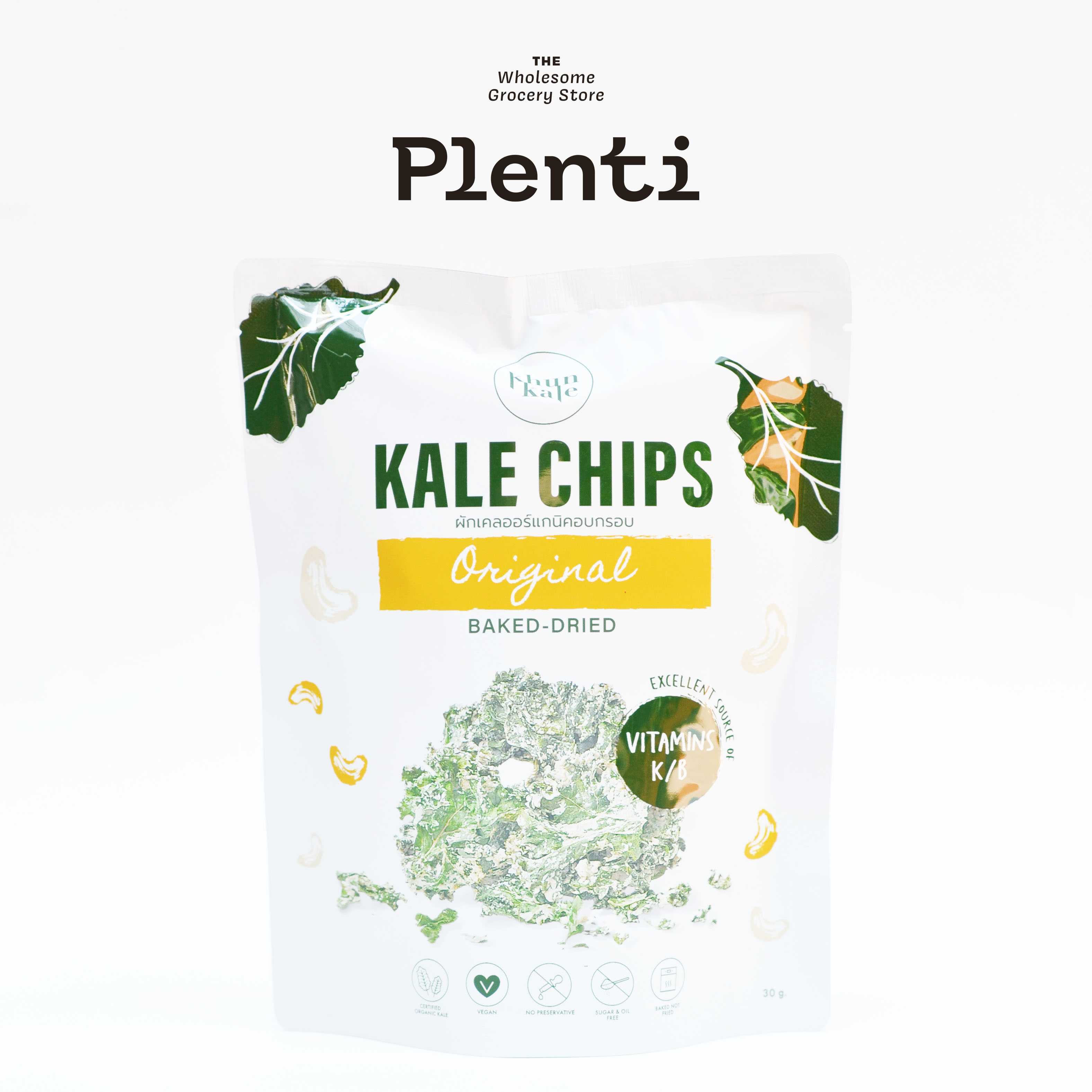 KHUN KALE ORIGINAL KALE CHIPS BAKED-DRIED