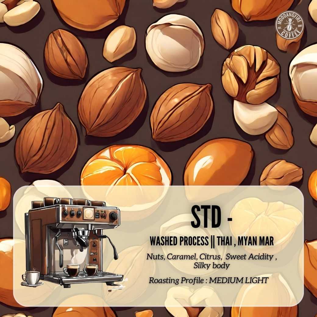 STD -  [อราบิก้า100% คั่ว Medium Light] - [500g]