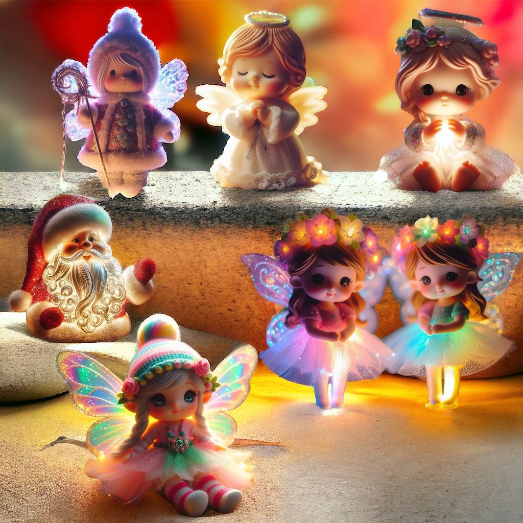 ซานตานางฟ้าเทวดาตัวน้อย Santa angel little angel สินค้า เป็นรูปแบบ  Digital files
