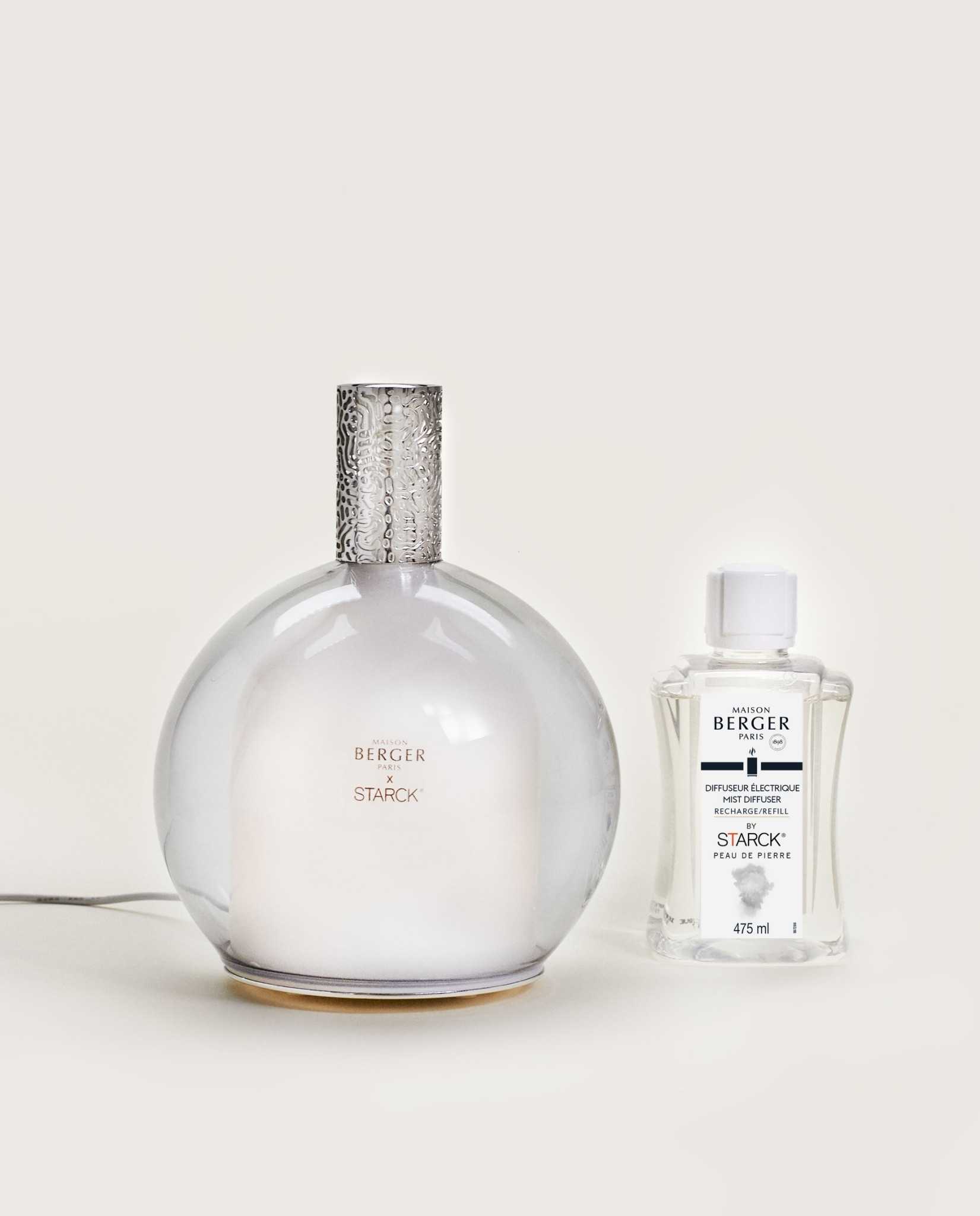Electric diffuser STARCK Gris Peau de Pierre เครื่องกระจายความหอมอัตโนมัติมากับกลิ่น พอ เดอ ปิแอร์