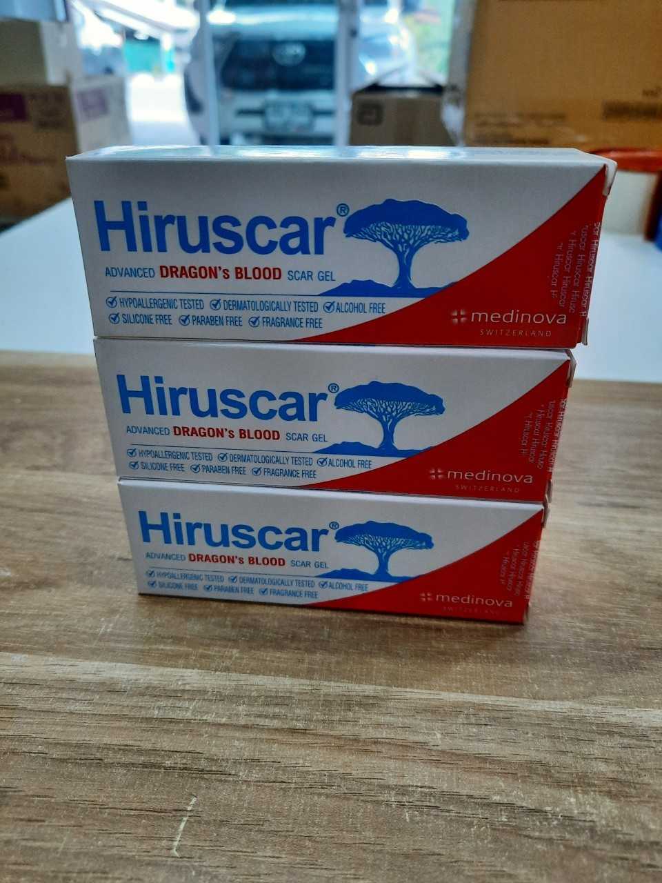 Hiruscar Dragon blood scar gel 8g ดราก้อนบลัด ฮีรูสการ์ เจลลบรอยแผลเป็น รอยสิว