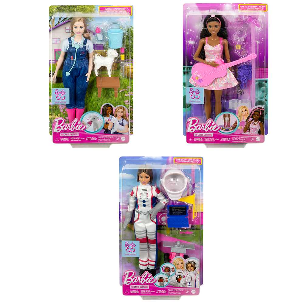 Barbie Career  65TH Anniversary Doll Assortment (HRG41)