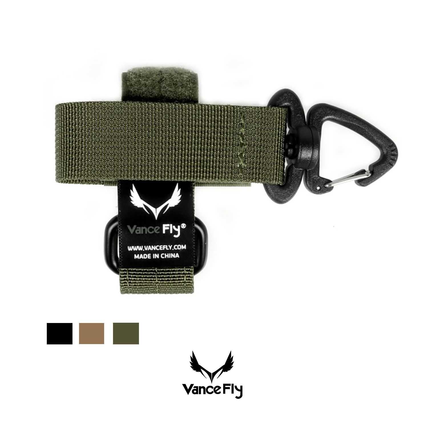 คาราไบเนอร์ เวลโคล่ Velcro Hook Carabiner มี 3 สี แบรนด์ VanceFly