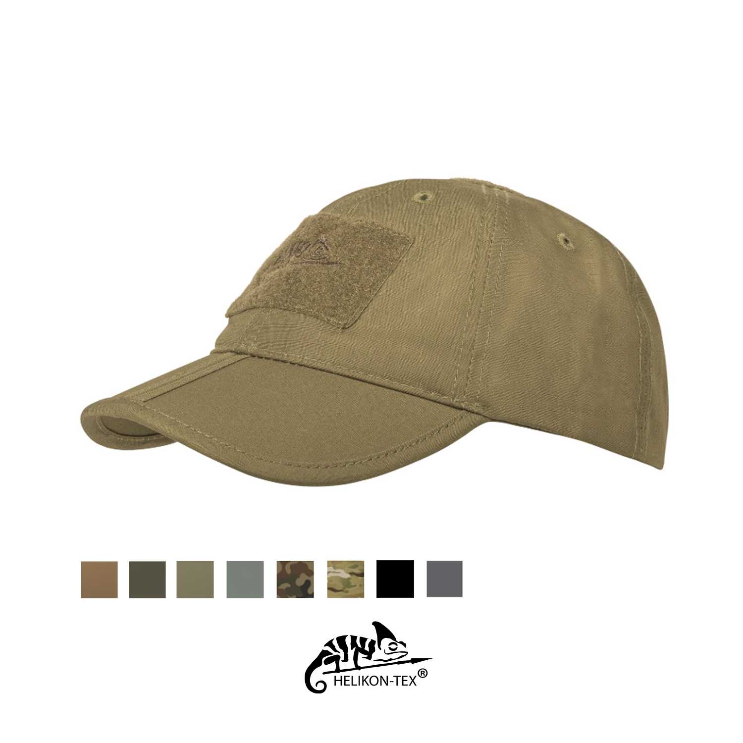 หมวกแก๊ปพับได้ BASEBALL FOLDING CAP มี 8 สี แบรนด์ Helikon-Tex