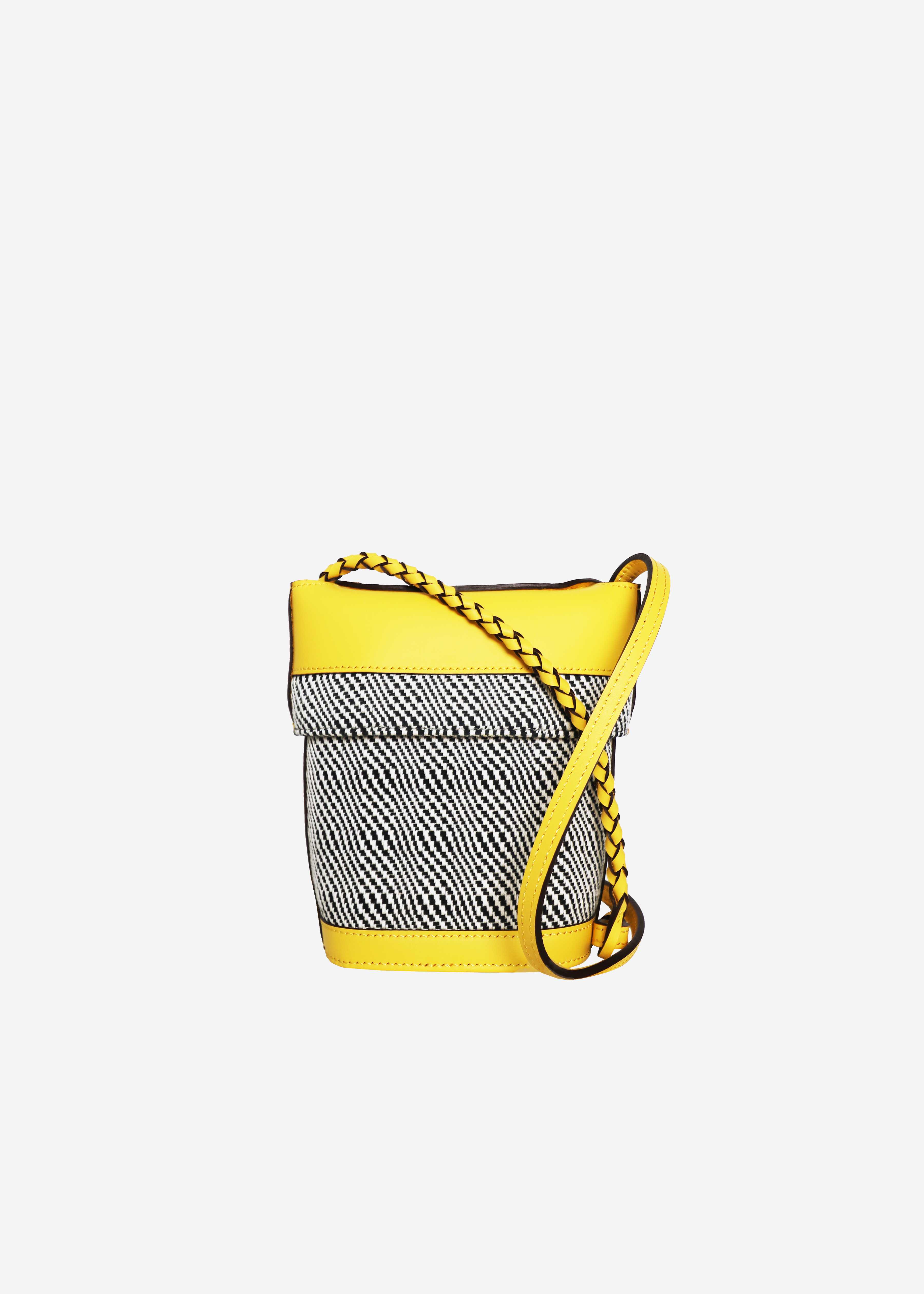Chiang Mai Mini—Rise / Salt & Pepper with Yellow Leather