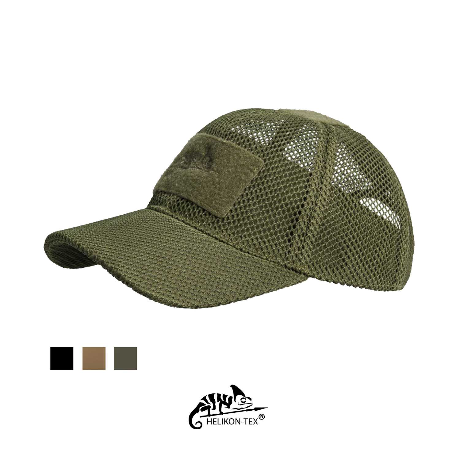 หมวกแก๊ปตาข่ายเต็มใบ BBC MESH CAP - MESH มี 3 สีแบรนด์ Helikon-Tex